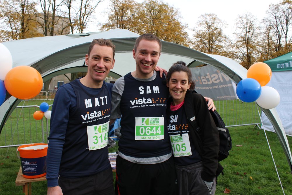 Vista runners preparing for their marathon