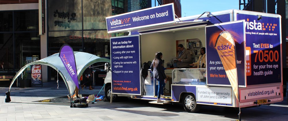 Exterior of Vista's mobile support service0