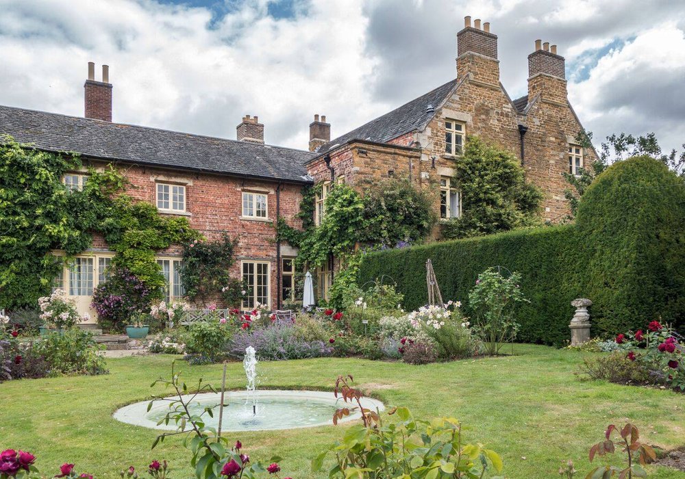 A picture of the Dowager Duchess' private gardens at Belvoir Lodge.