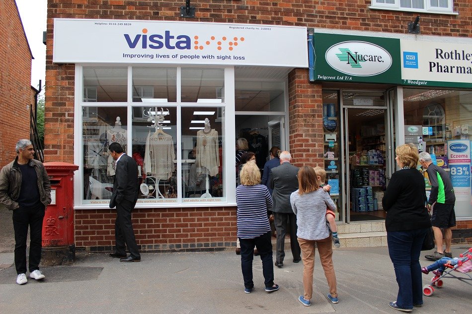 Vista's Rothley charity shop