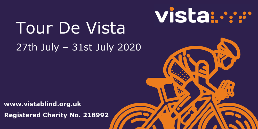 Image says 'Tour De Vista , 27th July – 31st July 2020.'